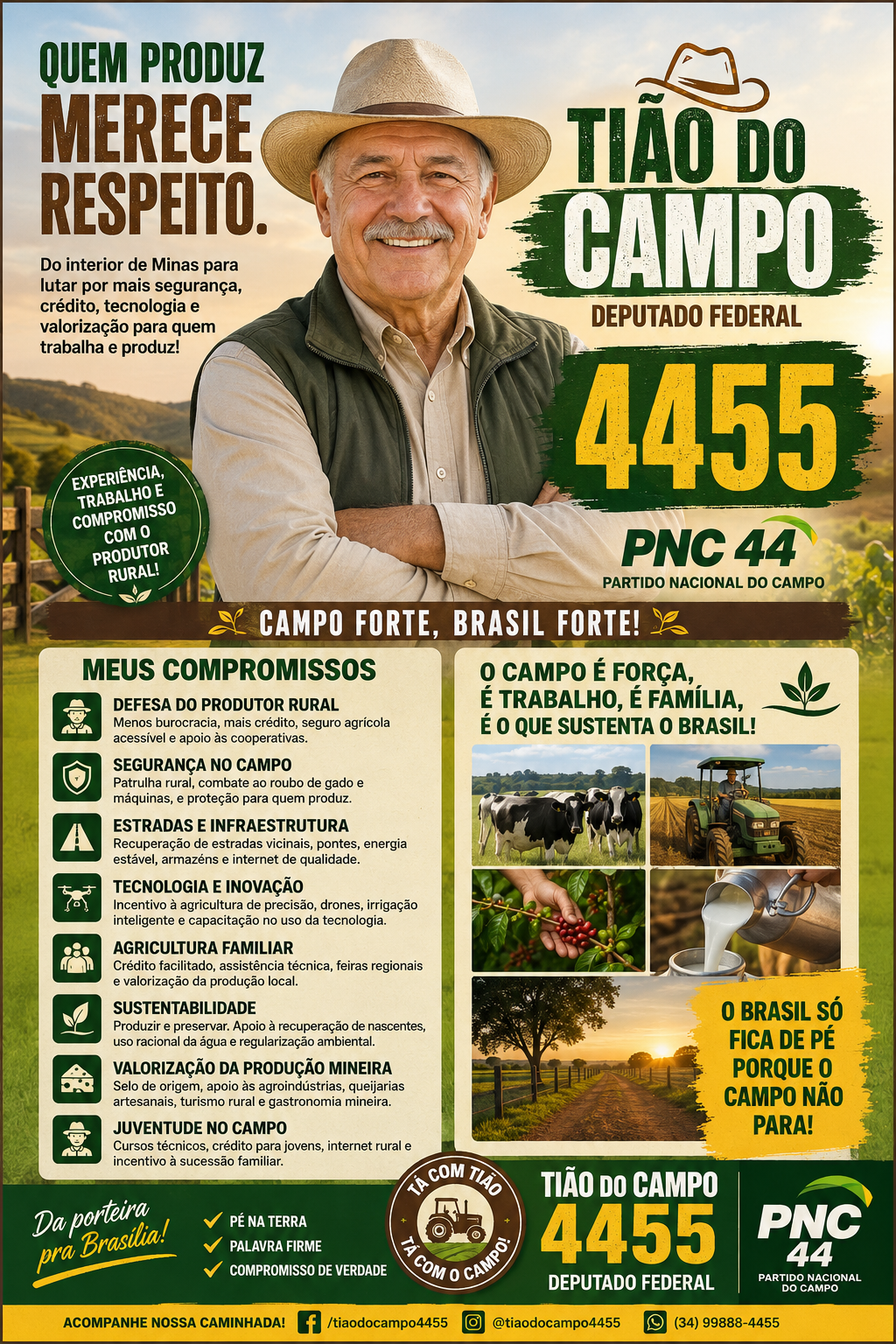 Panfleto Tião do Campo 4455